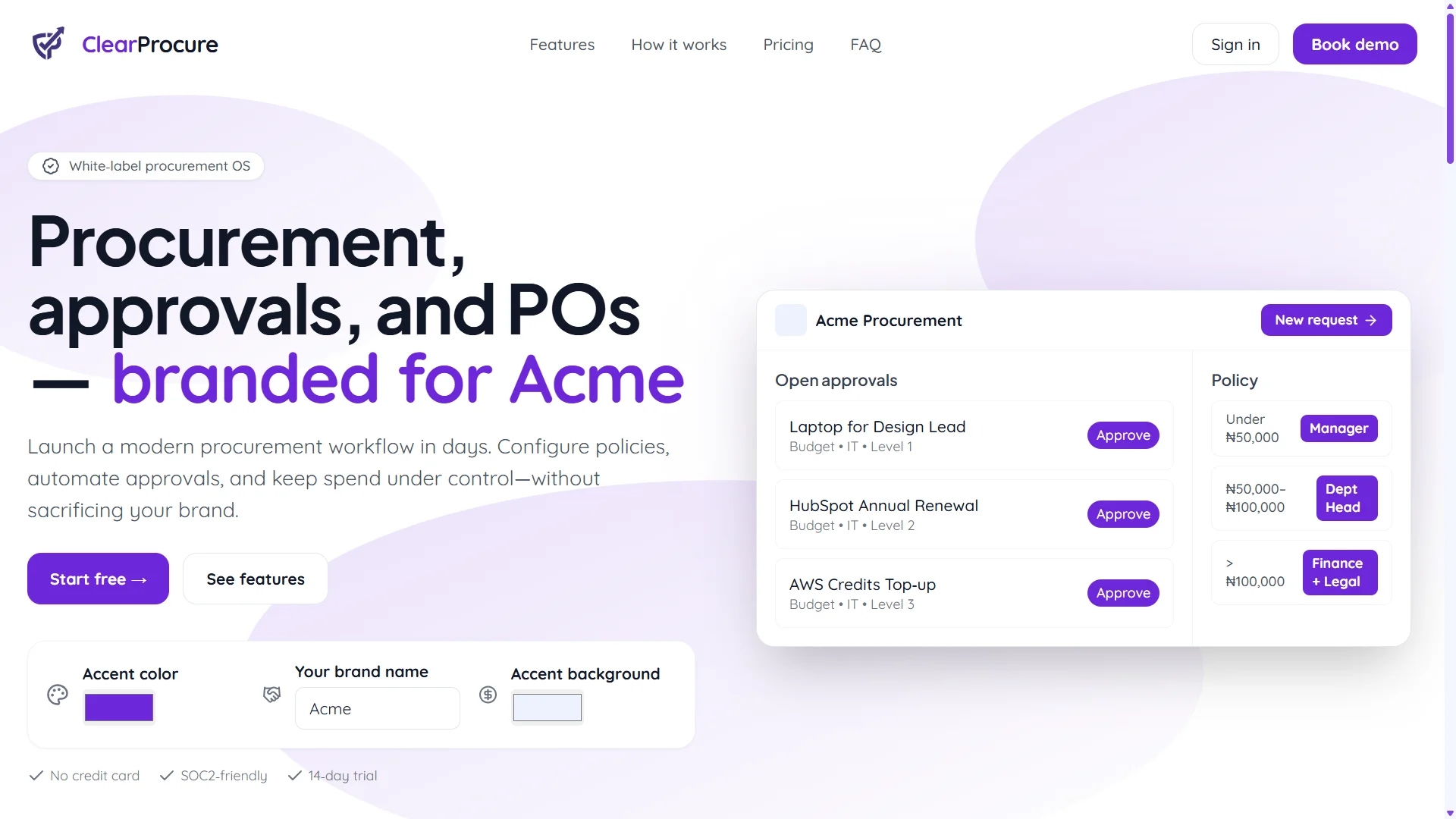 Landing Page